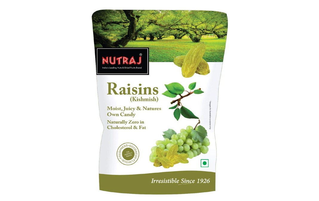 Nutraj Raisins (Kishmish)    Pack  250 grams